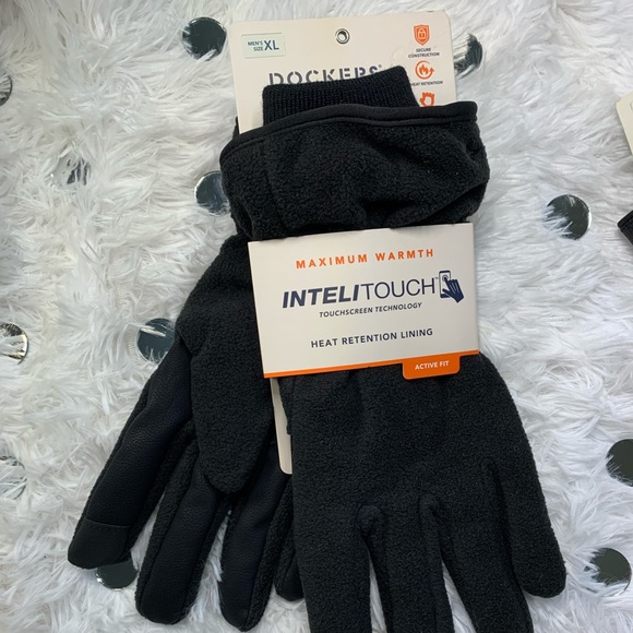 Winter gloves in fleece from Dockers for men - Picture 1 of 7